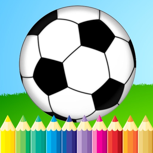 Soccer Football Coloring Book - Sport drawing and painting for kid free game good color HD icon