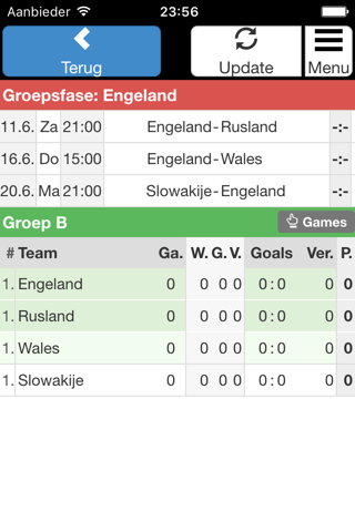 Euro Soccer Fixtures screenshot 4