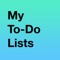 A simple and easy way to create and keep track of multiple to-do lists