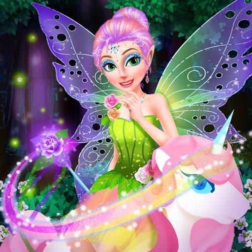 Magic Fairy Princess - Forest Party Salon: Spa, Makeup & Dressup Makeover Game Icon