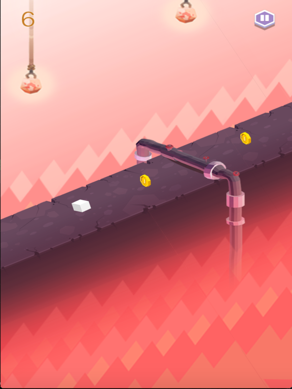 Screenshot #4 pour Cubi Couverture Jump sans fin isométrique: 8 bits Addicting Survival Jeux
