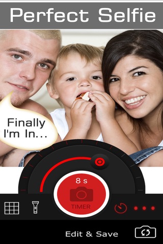 camera timer! Auto delayed selfie cam release for live camera effects plus insta frames fx screenshot 2
