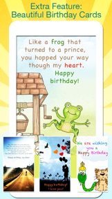 Birthday Greeting Cards - Text on Pictures: Happy Birthday Greetings screenshot