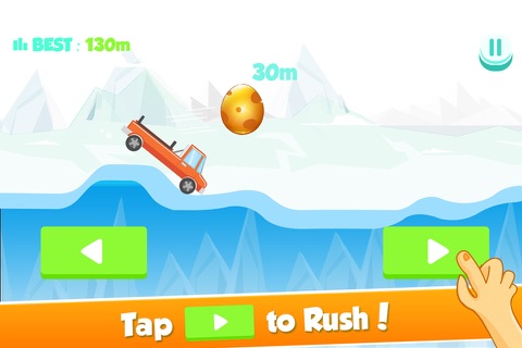 Tiny Car on Risky Road Adventure - Don't Fall the Big Golden Egg screenshot 4