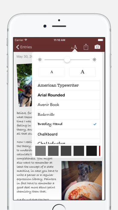 Screenshot #3 pour Chronicle - A Personal Journal / Writing Diary