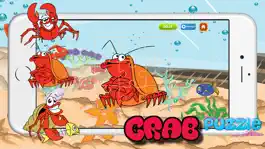 Game screenshot Crab Sea World Animal Jigsaw Puzzle Activity Learning Free Kids Games or 3,4,5,6 and 7 Years Old mod apk