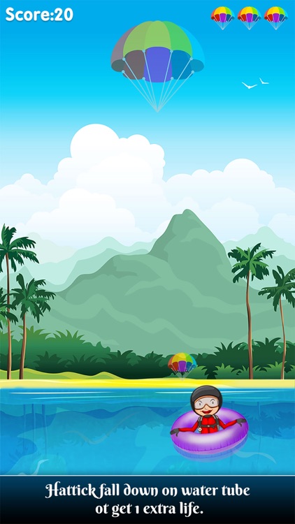 Parachute jump – A sky diving air stunt game screenshot-3