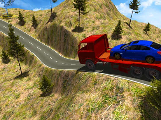 Transport Truck Cargo Trailer Transporter Sim iPad screenshot