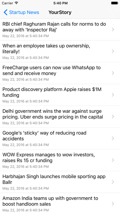 Startup News India - Venture Capital, Angels & Entrepreneurship - Big Indian News iPhone screenshot 3 - News app