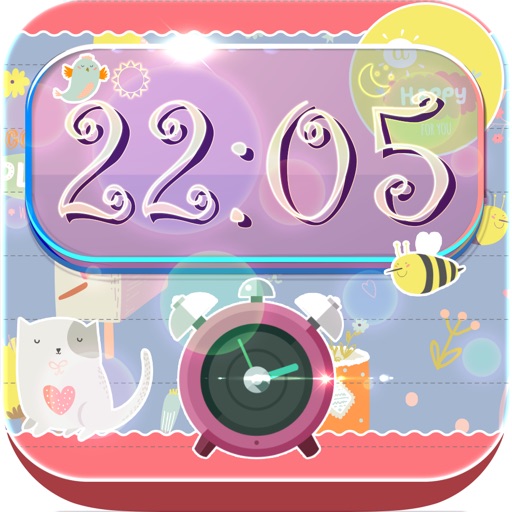 Clock Alarm Frame and Quotes Themes Pro for Pastel