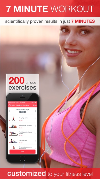 7 Minute Workout - Beginner to Advanced High Intensity Interval Training (HIIT)