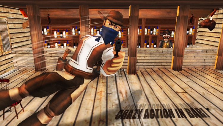 Wild-West Cowboy Real Shooting Game 3D