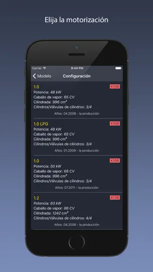 Captura de pantalla de TechApp Para Opel en iPhone 2