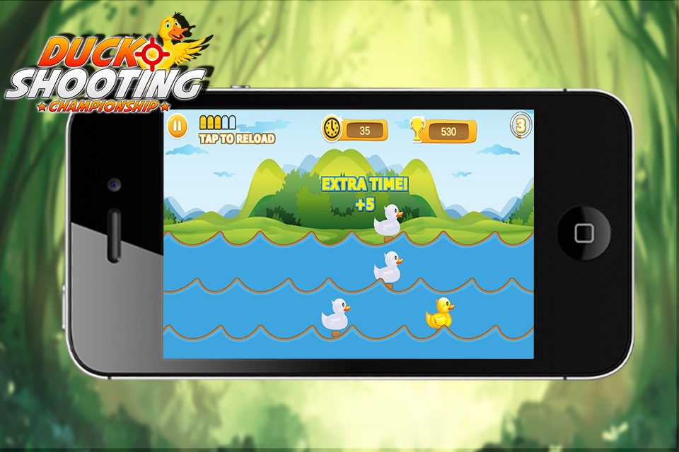 Duck Shooting Championship - Shoot Down the Moving Goose and Water Fowls in Fun 2D Shooting Game screenshot 4