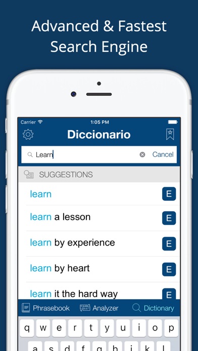 Spanish English Dictionary Appのおすすめ画像1