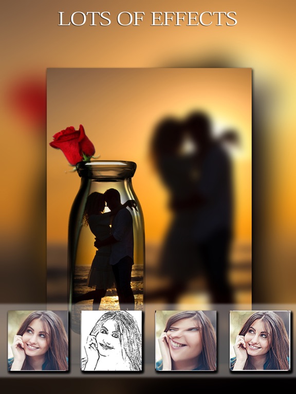 Screenshot #5 pour Pip Camera - HEART EDITION Photo Art Editor With Love Layover Frames