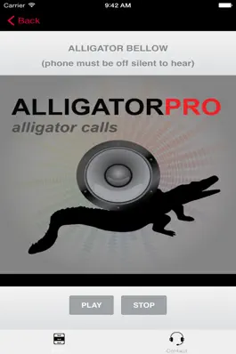 Game screenshot REAL Alligator Calls and Alligator Sounds for Calling Alligators (ad free) BLUETOOTH COMPATIBLE mod apk