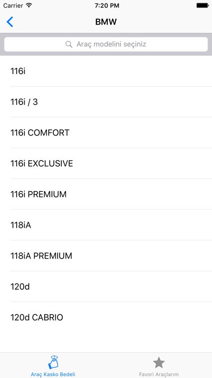Araç Kasko Değerim screenshot-3