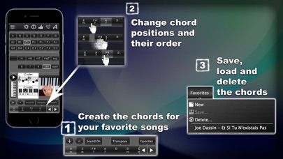 Screenshot #3 pour 120 Piano Chords LR