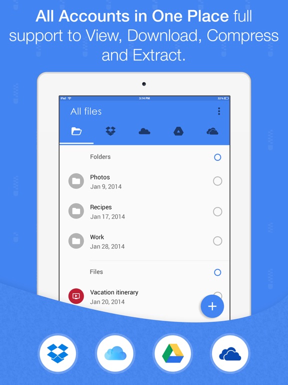 Easy Zip - With Dropbox, Google Drive, iCloudのおすすめ画像1