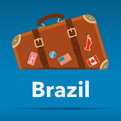 Brazil offline map and free travel guide icon