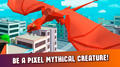 Pixel Dragon City Rampage 3D Full Screenshot 1