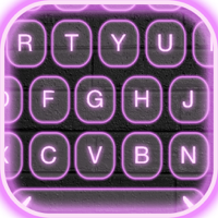Neon LED Keyboard Themes – Electric Color Keyboards with Glow Backgrounds Emoji and Fonts