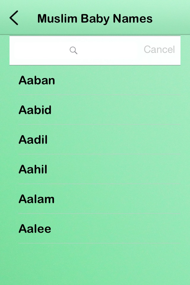 Muslim Baby Names! screenshot 2