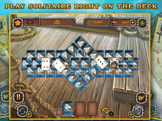 Screenshot #6 pour Pirate Solitaire. Sea Wolves Free
