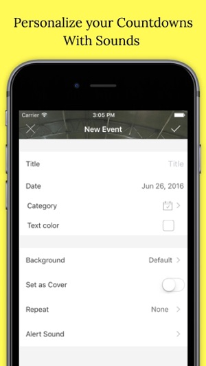 倒數。 （生日當天，定時器和日曆事件倒計時）(圖5)-速報App