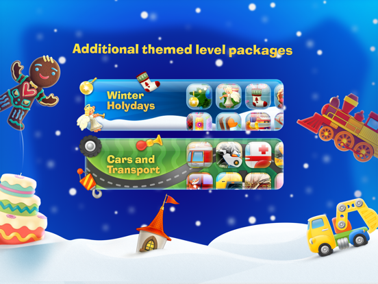 Tim the Fox - Puzzle - free preschool puzzle game iPad screenshot