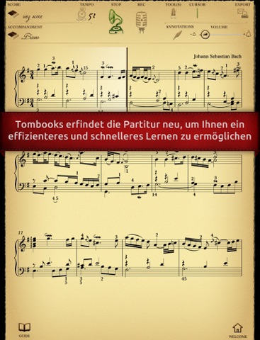 Play Bach – Variations Goldberg : I. Aria (partition interactive pour piano) screenshot 2