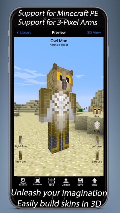 Skin Designer 3D for Minecraft