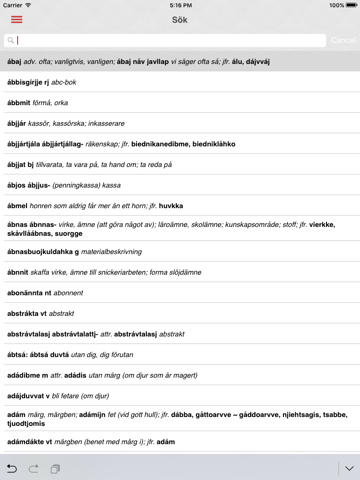 Screenshot #5 pour Lulesamisk-svensk ordbok