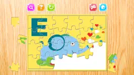 Game screenshot Alphabet Preschool Learning Educational Puzzles for Toddler - Teachme ABC animals endless fun hack