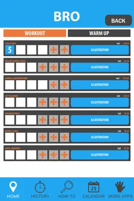 Game screenshot Bro Split Bodybuilding - Use this classic bro split routine to make the muscle gains that you have been looking for apk