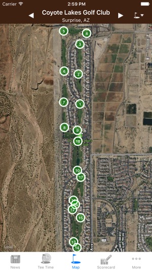 Coyote Lakes Golf Club, AZ(圖2)-速報App