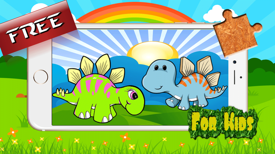 Dinosaur Rex Jigsaw Puzzle Farm - Fun Animated Kids Jigsaw Puzzle with HD Cartoon Dinosaurs - 1.0 - (iOS)