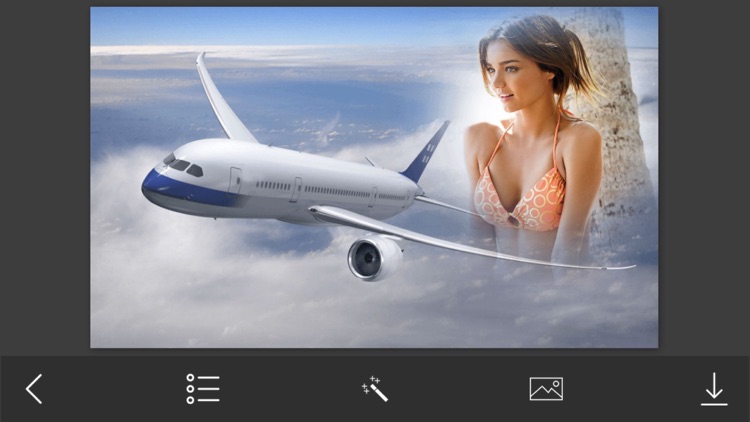 Airplane Photo Frames - Instant Frame Maker & Photo Editor