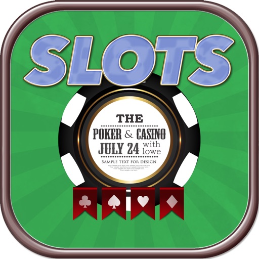 The Poker Casino Vegas Slots Machine - Free Vegas Games, Win Big Jackpots, & Bonus Games! icon