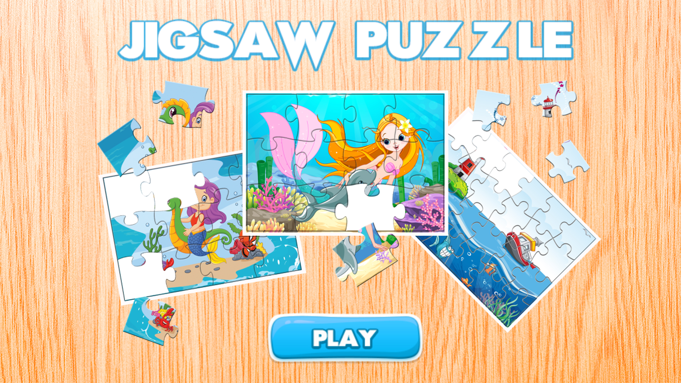 Mermaid Princess Puzzle Under Sea Jigsaw for Kids screenshot 3