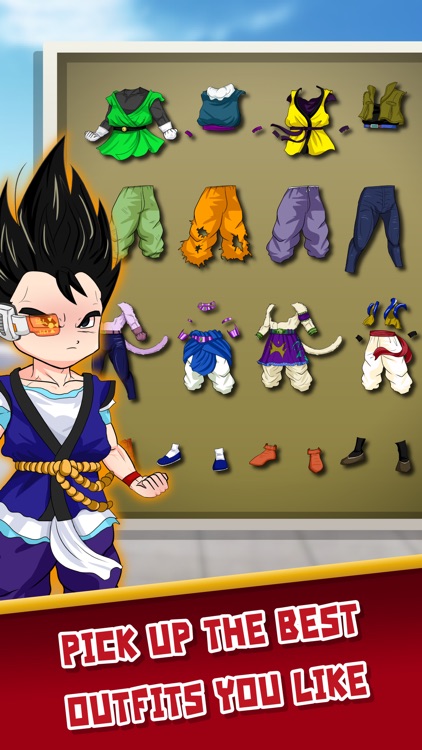 DBZ Goku Royale Dress Up  - Create Your Own Clash Super Saiyan Dragon Ball Z Edition