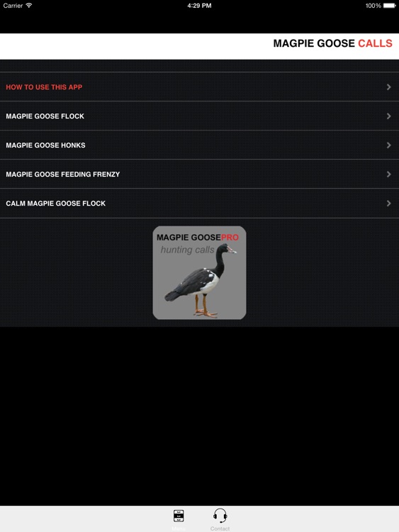 REAL Magpie Goose Calls - Hunting Calls for Magpie Geese -- (ad free) BLUETOOTH COMPATIBLE