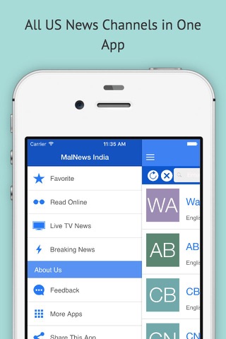 MalNews - US Live TV News Channels and Online Newspapers screenshot 2