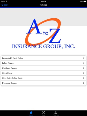 A to Z Insurance Group HD screenshot 4