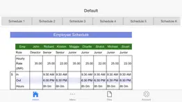 employee schedule pro iphone screenshot 1