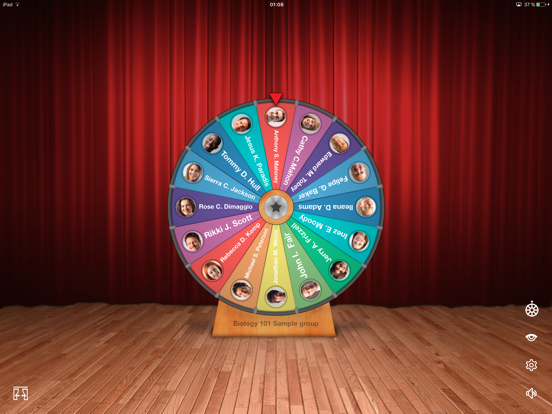 Classroom Roulette - random picker by iDoceo iPad app afbeelding 1