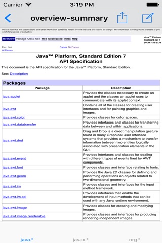 Java Platform, Standard Edition 7 API Specification screenshot 2