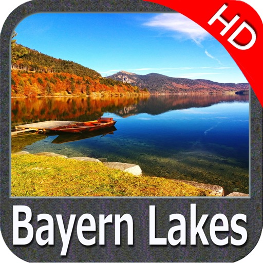 Lakes : Bavaria HD - GPS Map Navigator icon