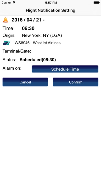 US New York LaGuardia Airport Flight Info